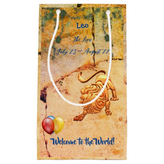 Leo - The Lion Baby (23 juli - 22 augustus) Klein Cadeauzakje (Voorkant)