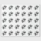 Leo the Lion Bookended Zodiac Cadeaupapier (Vlak)