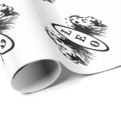 Leo the Lion Bookended Zodiac Cadeaupapier (Rol Hoek)