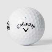 Leo the Lion Bookended Zodiac Golfballen (Logo)