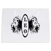 Leo the Lion Bookended Zodiac Groot Cadeauzakje (Voorkant)