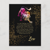 Leo The Lion Briefkaart (Voorkant)