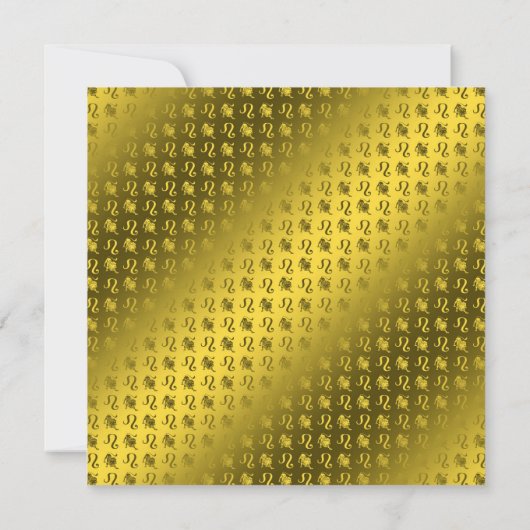 Leo the Lion Kaart (Achterkant)