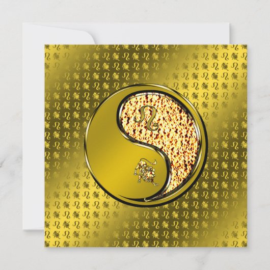 Leo the Lion Kaart (Voorkant)