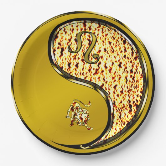 Leo the Lion Papieren Bordje (Voorkant)