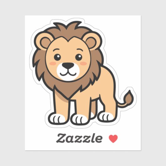 Leo the Lion Sticker (Vel)