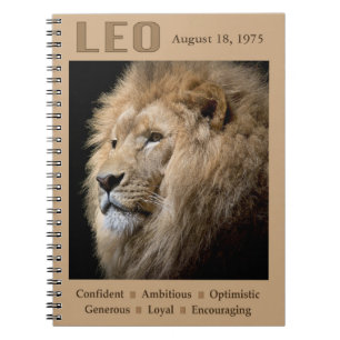 Leo the Lion Zodiac Notitieboek