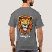 Leo the Lion's Smile T-Shirt Ontwerp (Achterkant)