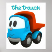 Leo The Trcuk Kinderen Poster (Voorkant)