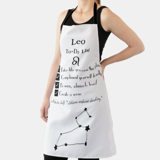 Leo – To-do lijst Schort (Insitu)