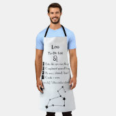 Leo – To-do lijst Schort (Gedragen)