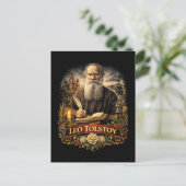Leo Tolstoj Briefkaart (Staand voorkant)