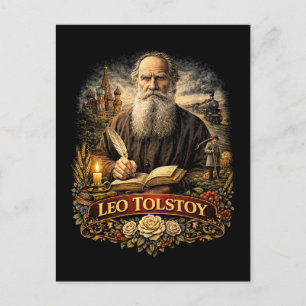 Leo Tolstoj Briefkaart