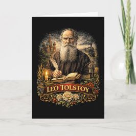 Leo Tolstoj Feestdagen Kaart