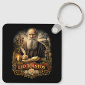 Leo Tolstoj Sleutelhanger (Achterkant)