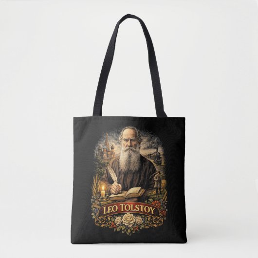 Leo Tolstoj Tote Bag (Voorkant)