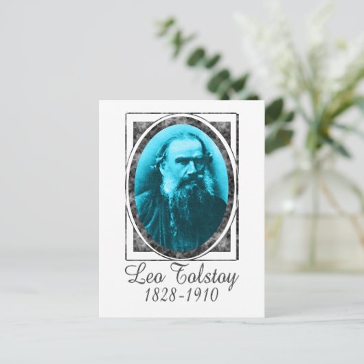 Leo Tolstoy Briefkaart (Staand voorkant)