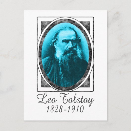 Leo Tolstoy Briefkaart (Voorkant)