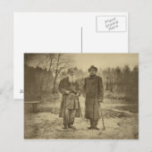Leo Tolstoy en de auteur Maxim Gorky Briefkaart (Voorkant / Achterkant)