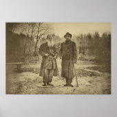 Leo Tolstoy en de auteur Maxim Gorky Poster (Voorkant)