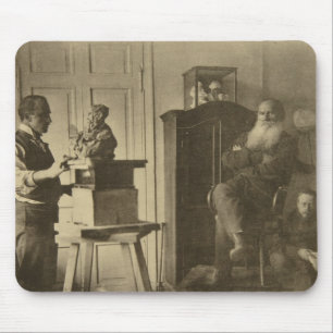 Leo Tolstoy en de beeldhouwer Paolo Muismat