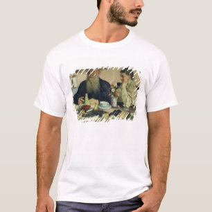 Leo Tolstoy met zijn vrouw in Yasnaya Polyana T-shirt