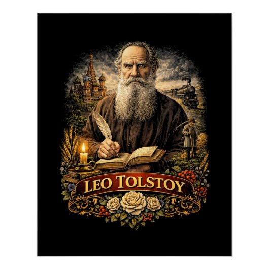 Leo Tolstoy Perfect Poster (Voorkant)
