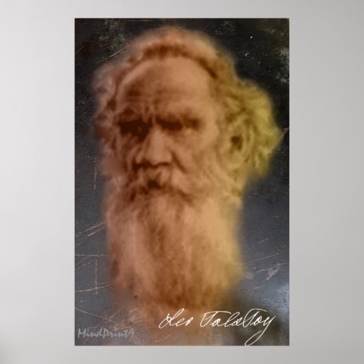 Leo Tolstoy Poster (Voorkant)