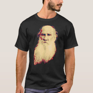 Leo Tolstoy Retro Propaganda T-shirt
