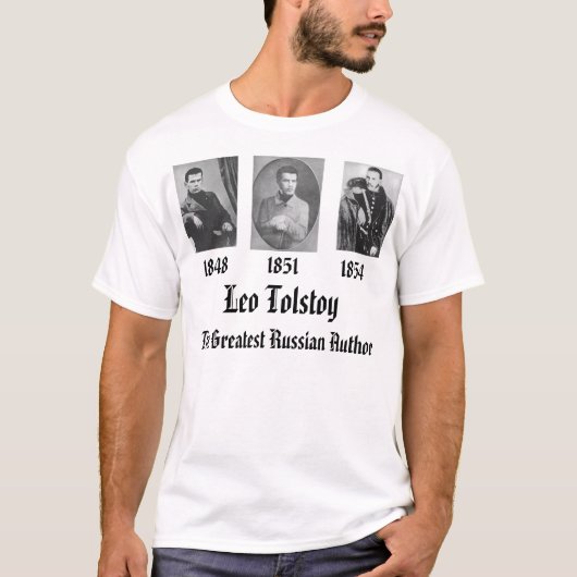 Leo Tolstoy T-shirt (Voorkant)