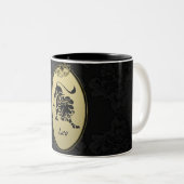 Leo Tweekleurige Koffiemok (Voorkant rechts)