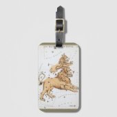 Leo, Urania's spiegel,  constellatie Bagagelabel (Voorkant (verticaal))