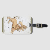 Leo, Urania's spiegel,  constellatie Bagagelabel (Voorkant (horizontaal))