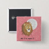 Leo van 23 tot 22 augustus Button (Voorkant /achterkant)