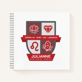 Leo Verjaardagswapen™ voor 23-31 juli Notitieboek