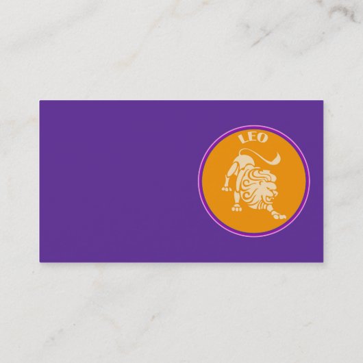 Leo Visitekaartje (Achterkant)