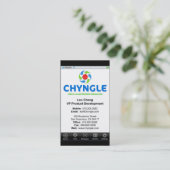 Leo Visitekaartje (Staand voorkant)