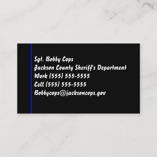 LEO-visitekaartjes Visitekaartje (Voorkant)