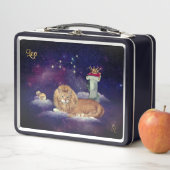 Leo voor Kat Lovers Metal Lunch Box (In situ)