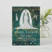 Leo Vrijgezellenfeest van augustus Glam Diamond Kaart (Staand voorkant)