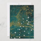 Leo Vrijgezellenfeest van augustus Glam Diamond Kaart (Achterkant)