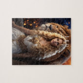 Leo Vrouw Jigasw Puzzel Legpuzzel (Horizontaal)