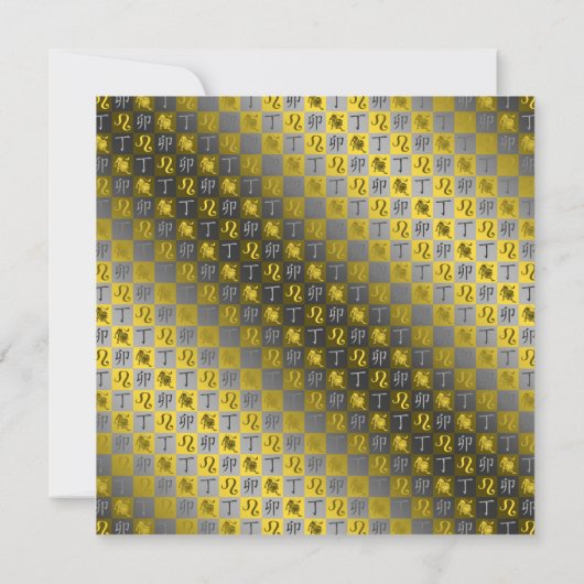 Leo & Vuur Konijn Kaart (Achterkant)