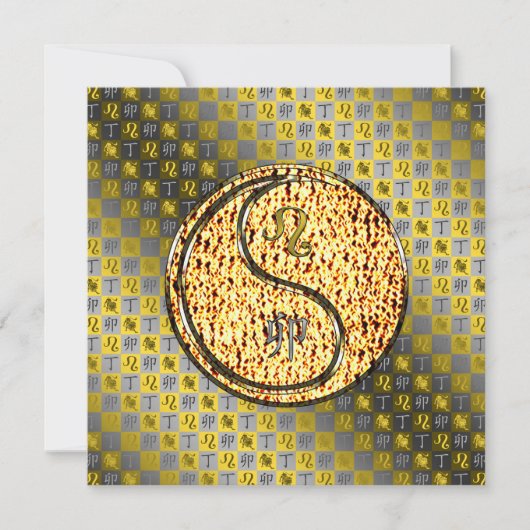 Leo & Vuur Konijn Kaart (Voorkant)