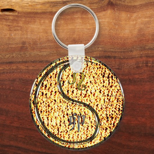 Leo & Vuur Konijn Sleutelhanger (Achterkant)