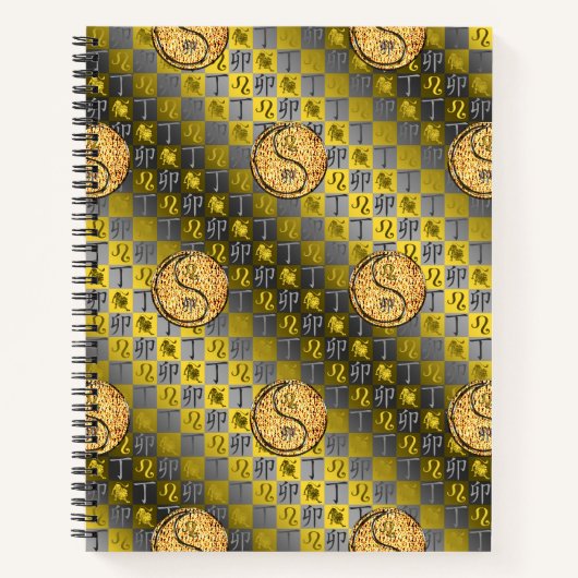 Leo & Vuur Konijn Spiraal Notebook Notitieboek (Voorkant)