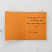 Leo Vuurteken Leeuw Gepersonaliseerde Verjaardag Kaart (Binnen)