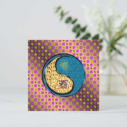 Leo & Water Haan Kaart (Staand voorkant)