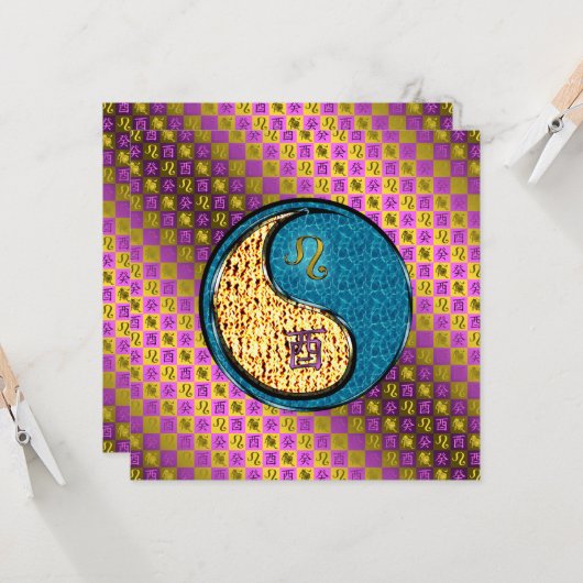 Leo & Water Haan Kaart (Voorkant / Achterkant in situ)