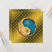 Leo & Water Horse Kaart (Voorkant / Achterkant in situ)